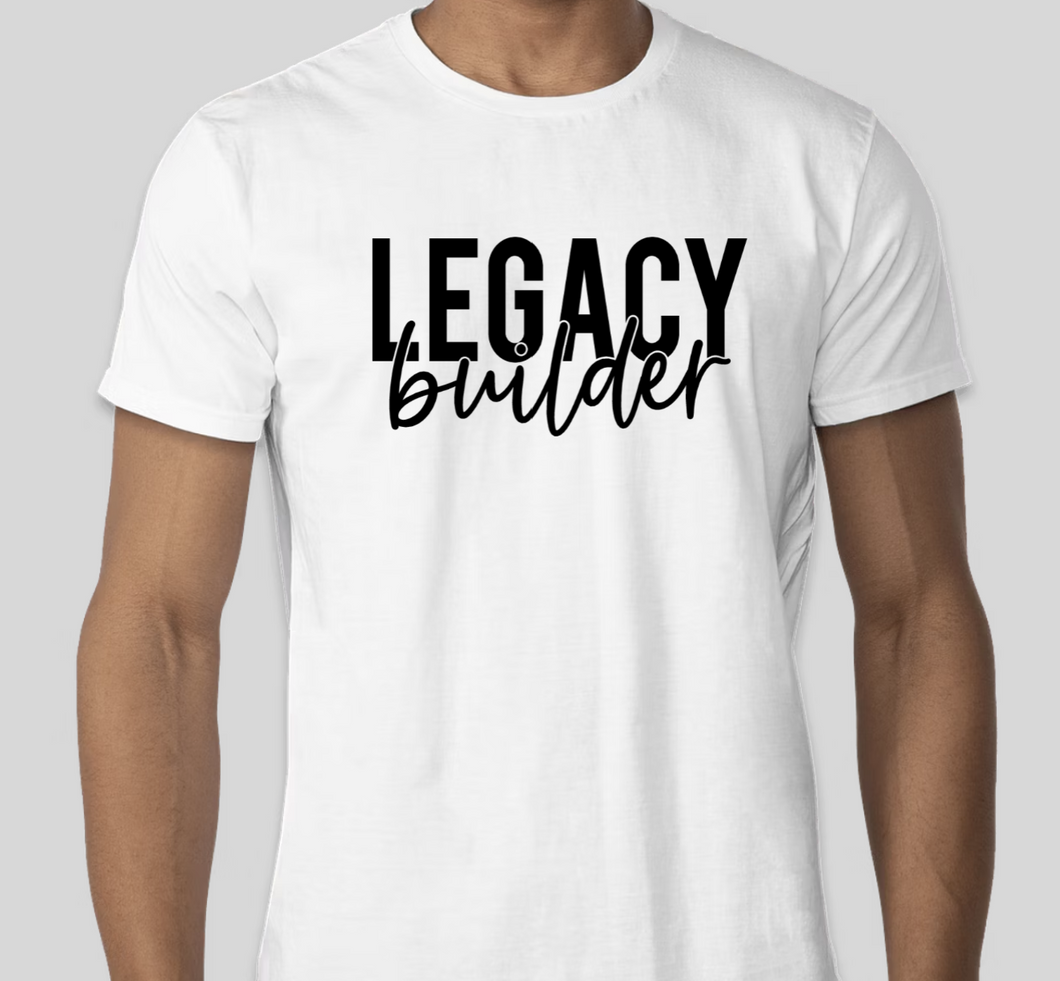 Legacy Builder (white) t-shirt short sleeve